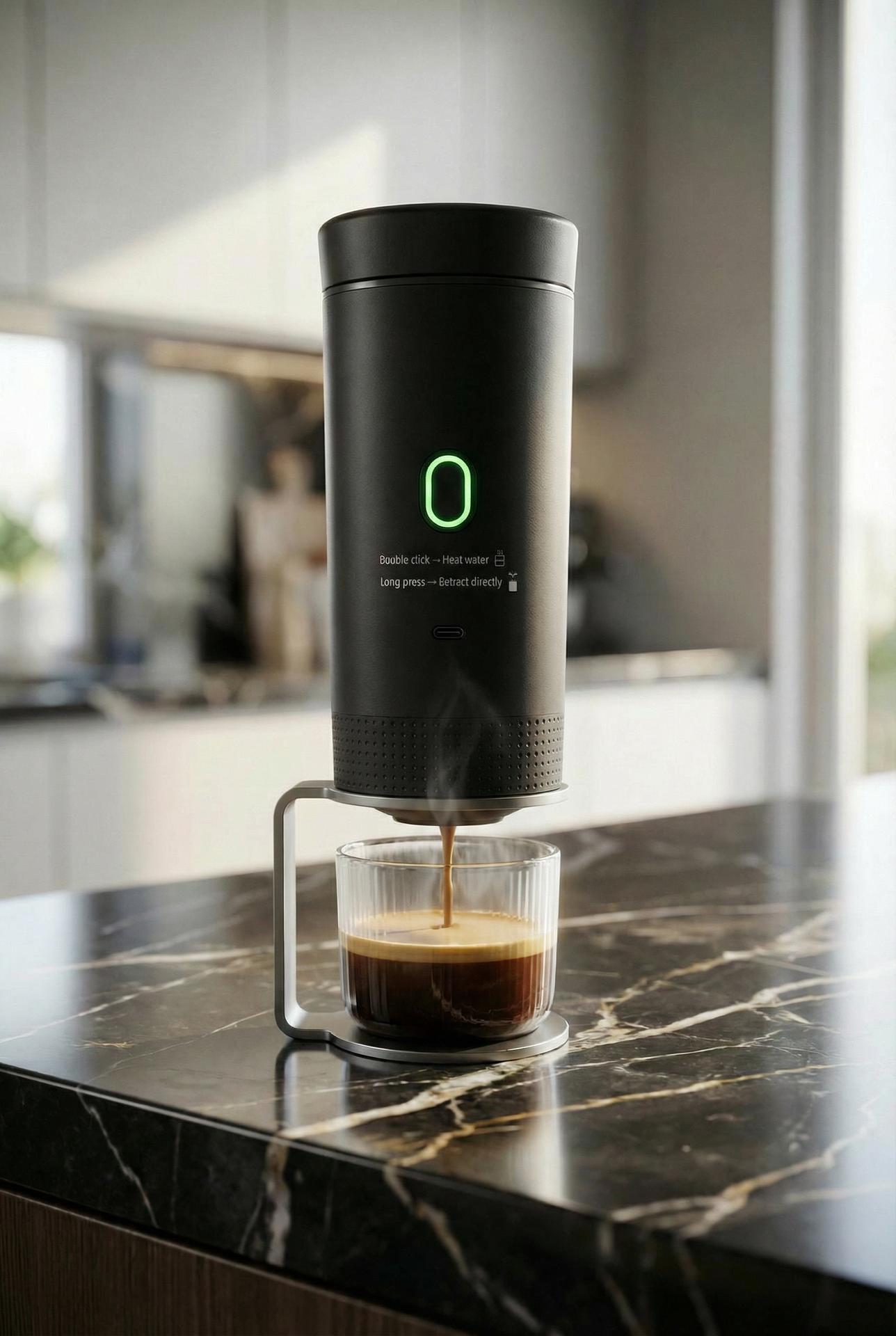 Cafetera Espresso Portátil 3‑en‑1